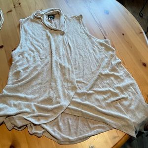 Babeau faux wrap vest